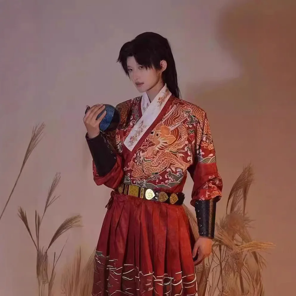 Hanfu Ming Handsome Flying Fish Suit Yi Wei Clothing Ancient Style Men's and Women's Same Spring Autumn Full Set