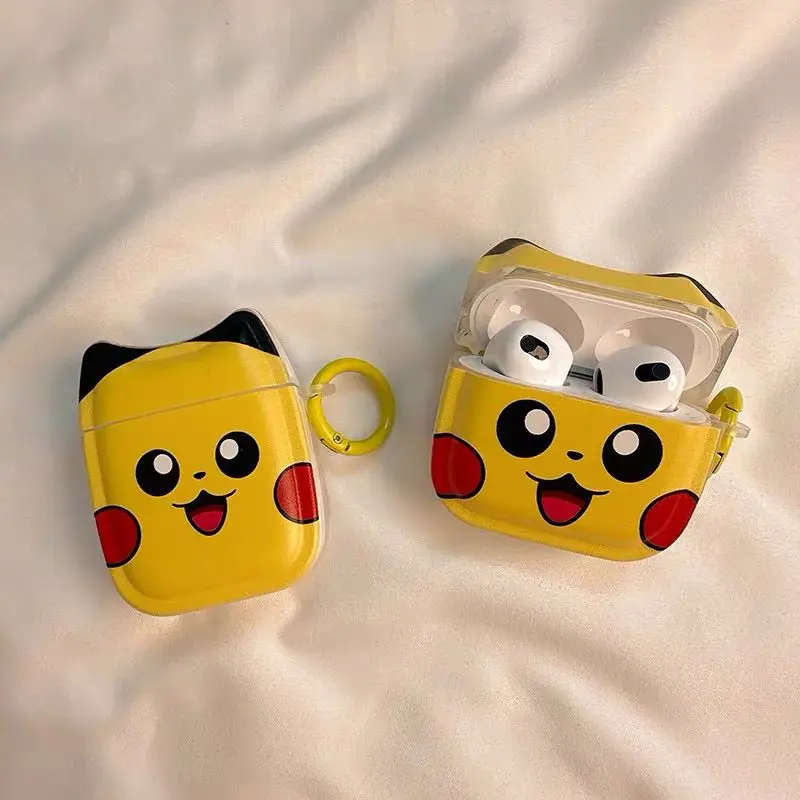 

Чехол Pikachu для AirPods 3, 2, 1, Pro2, с рисунком из аниме, беспроводная Bluetooth стандартная деталь для Apple Airpods Pro 2, 1, чехол в подарок