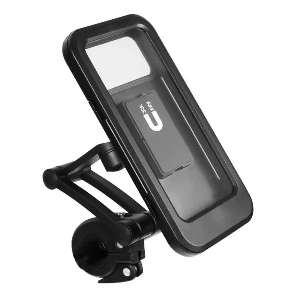 AliExpress NONE Waterproof Motorcycle Bike Mobile Phone Holder Magnetic Universal Bicycle GPS 360° Swivel Adjustable Phone Accessories