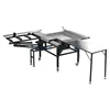 Scie de table coulissante de précision à culbuteur portable, conception sans flexion, adaptée aux sites d'usine 2