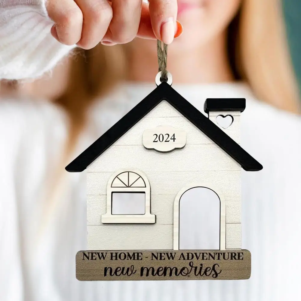 New Home Decor Set Handmade Wooden Housewarming Ornament for Couples Unique New Home Decor Gift Ideas for Christmas for Women