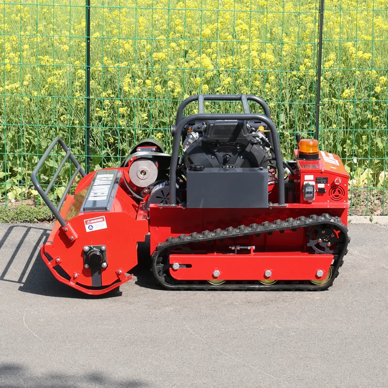 

Customized Crawler Remote Control Lawn Mower Garden Use Grass Cutting Machine Robotic Lawn Mowers For Sale