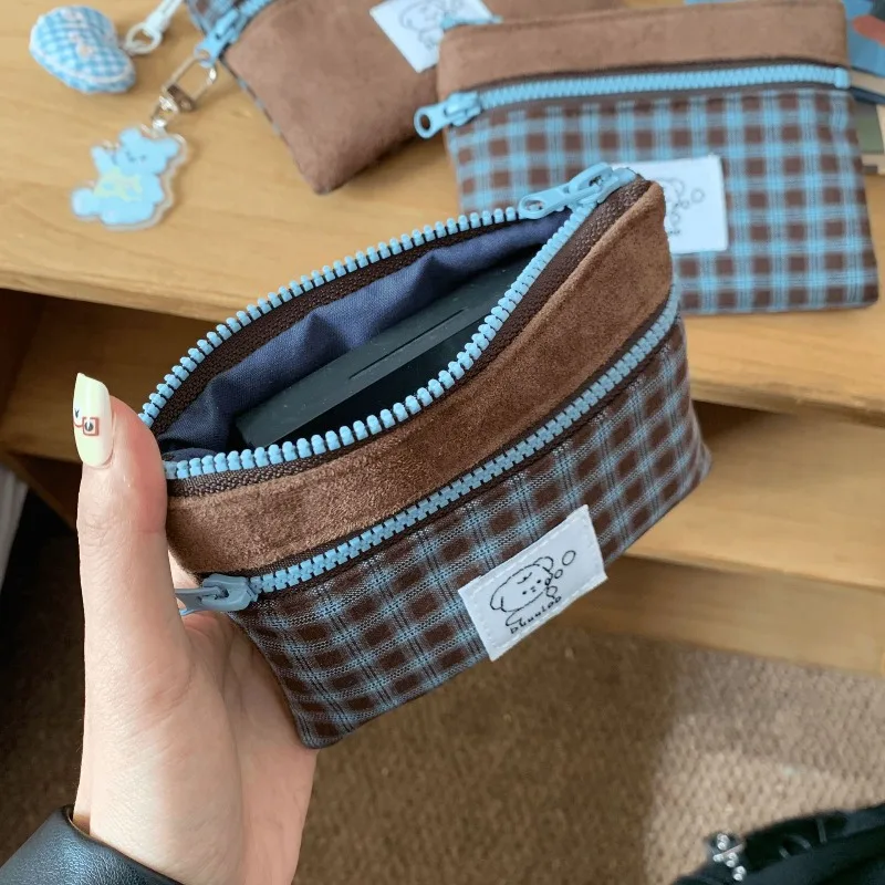 Zipper Coin Money Bag Earphone Organizer Bag Mini Wallet Purse Student Card Money Holder Case view 6