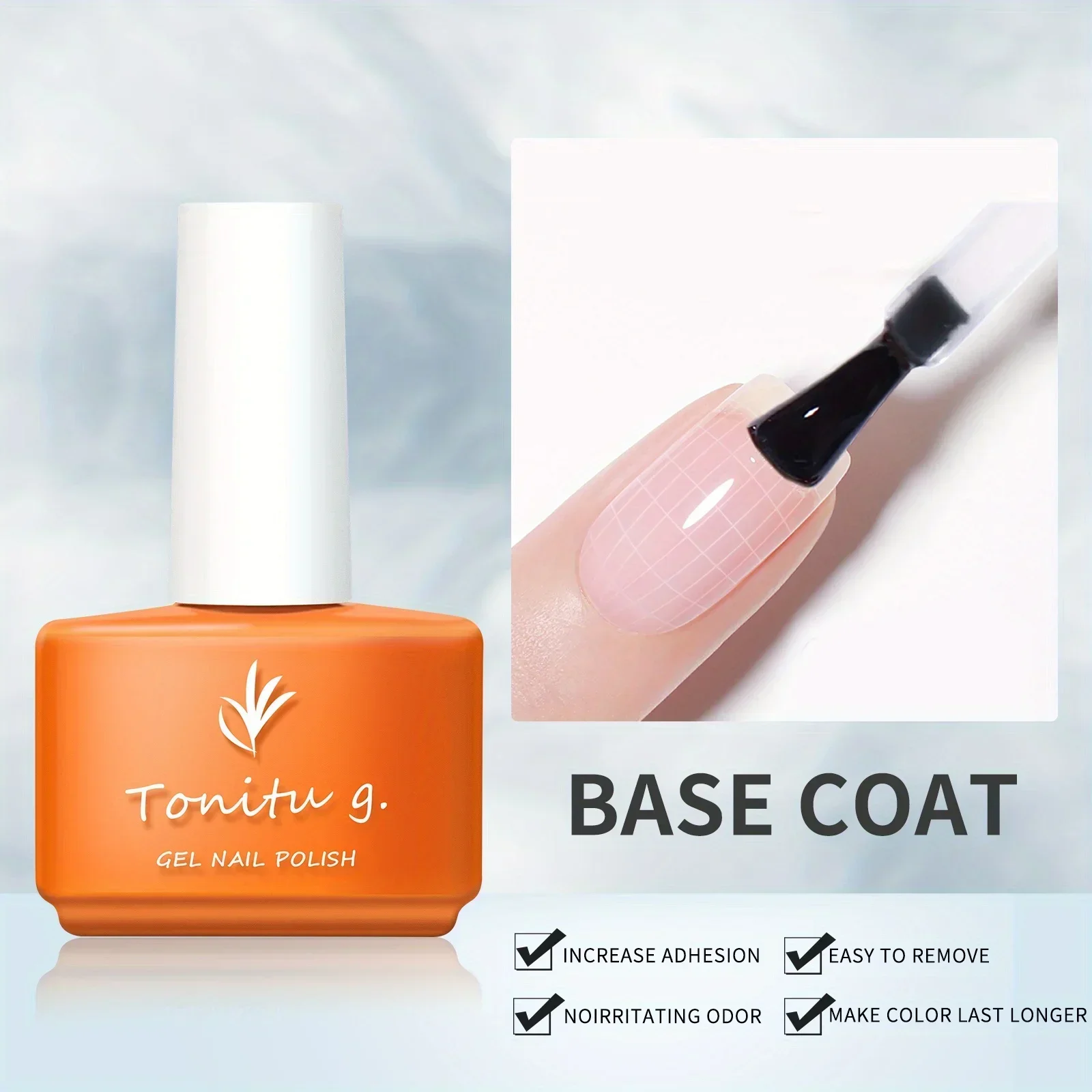 Kit 1/2/3 pièces, couche de finition pour vernis Gel, ensemble de couche de Base-7ml, couche de finition sans essuyage, couche de finition mate, Base Extra résistante, brillant à haute brillance