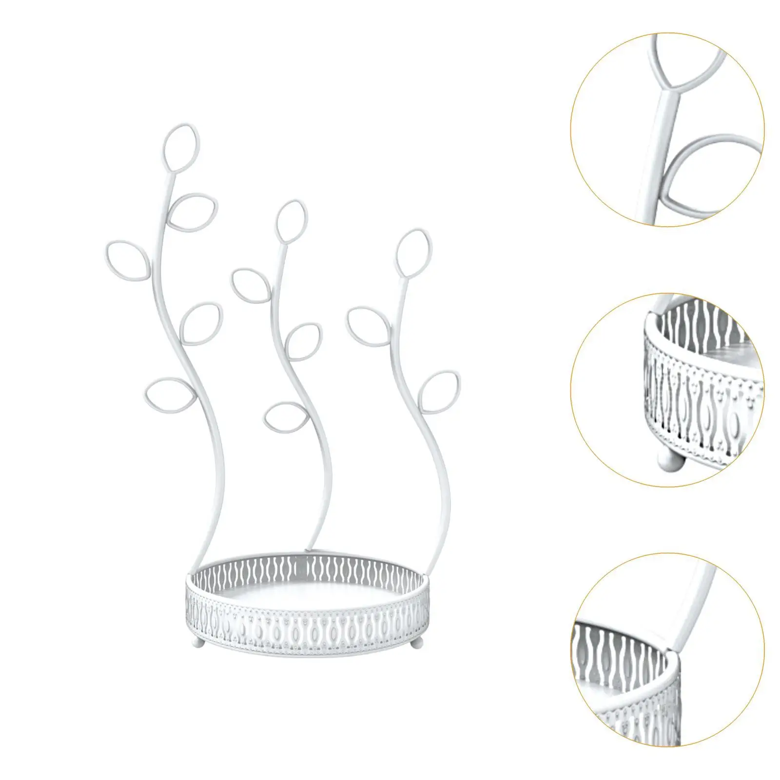 حامل عرض المجوهرات، منظم شماعات القرط، رف تخزين المجوهرات لإكسسوارات الشعر