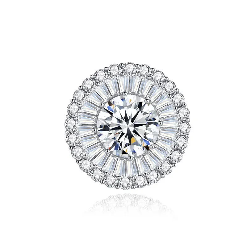 1PCs High-End Female Button Crystal Diamond Rhinestone Zircon Advanced Accessories round Decorative Clothes