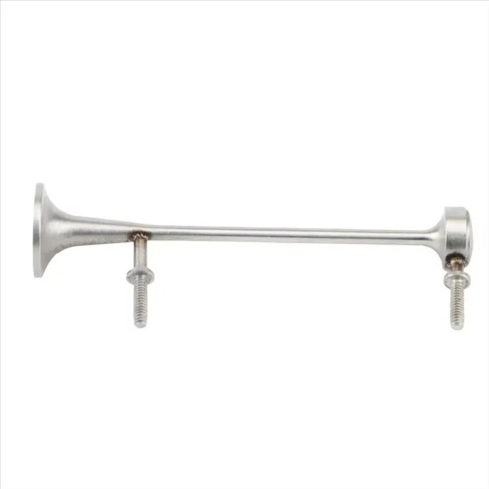 1 Pair 1/14 Speaker Whistle Horn Metal Silver Speaker Whistle Mode High Quality 1:14 Simulation Speaker Decorate