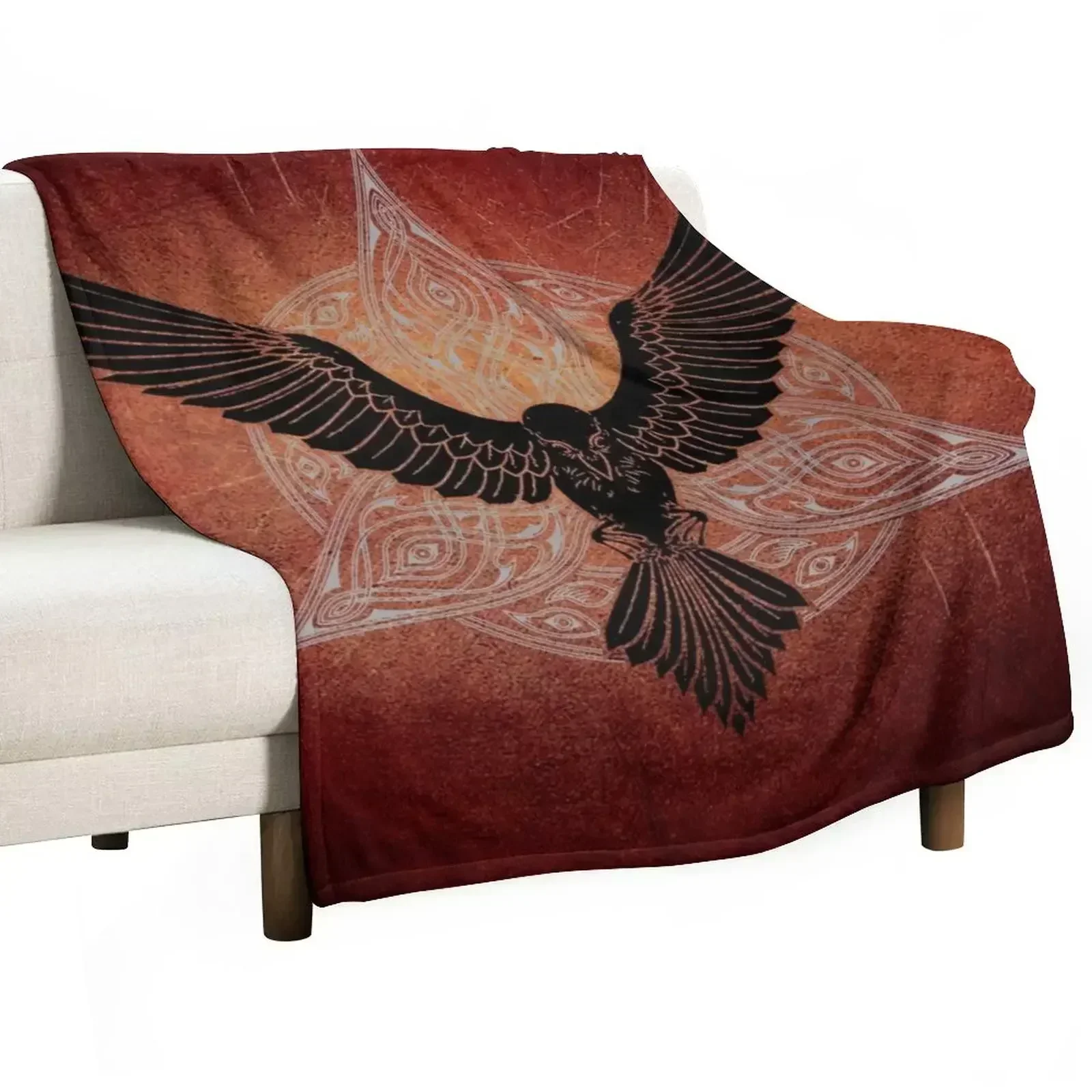 

Raven Throw Blanket Wrinkle Resistant Lightweight Blanket