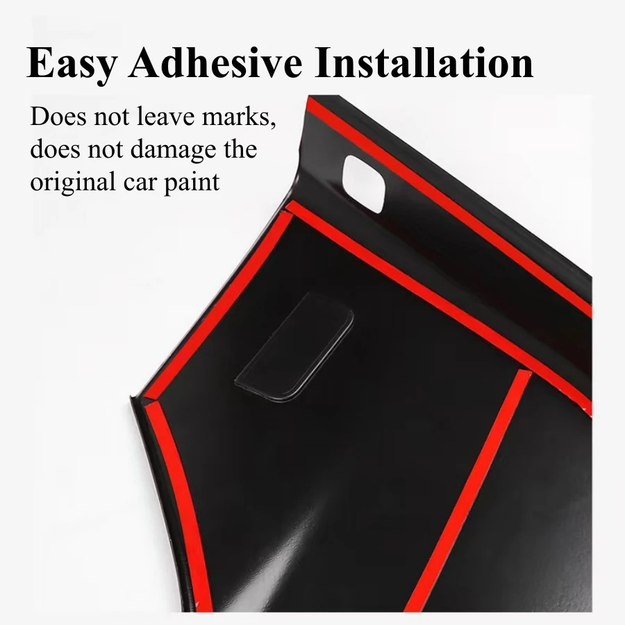 4PCS ABS Carbon Fiber Style Car Door Anti Kick Panel Stickers For Tesla Model Y Model 3 2019-2023 Inner Door Protector Cover