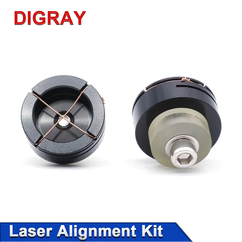 جهاز معايرة مسار الليزر DIGRAY طقم محاذاة منظم الضوء لآلة القطع بالليزر CO2 لضبط ليزر الكوليمات #1