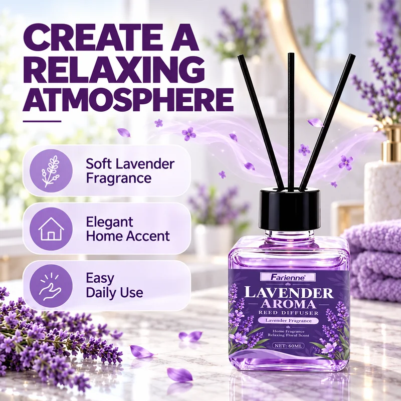 ファリエン ラベンダー リードディフューザー 60ml。お部 - Home Fragrance Best のレビューと価格