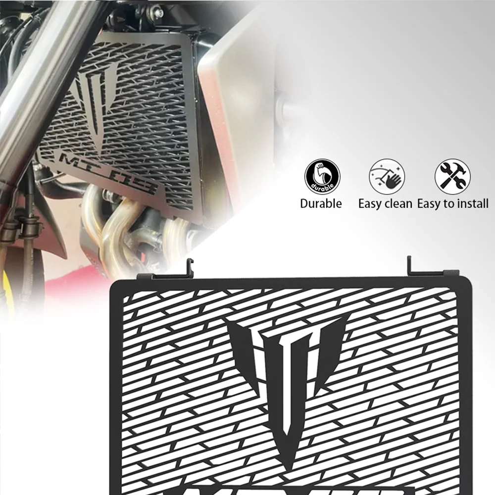 

2014 2015-2021 TRACER 900 XSR900 Motorcycle Radiator Grille Guard Cover Protection Protector For YAMAHA MT09 MT-09 mt FJ09 FZ09