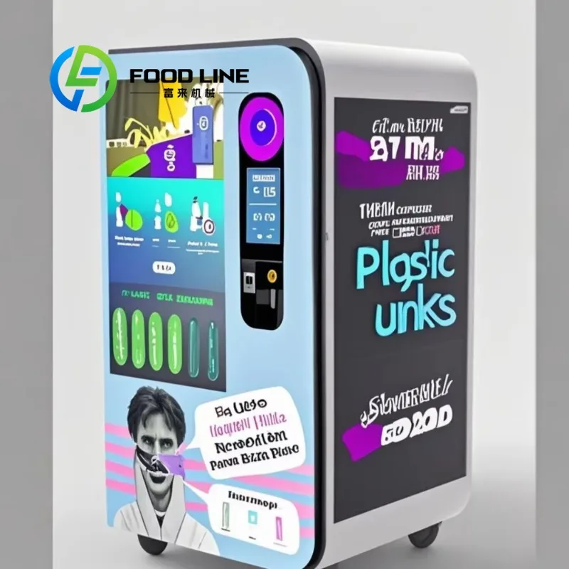 

Customized Print Receipt Reverse Vending Machine - Plastic/Can Compactor for Beverage Container Recycling