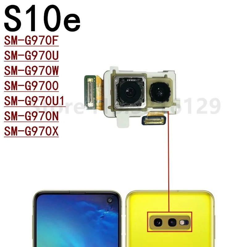 Front Camera For Samsung Galaxy S10 5G Plus Lite S10E G970F G973F G975F G977F G770F Main Rear Back Camera Flex Cable