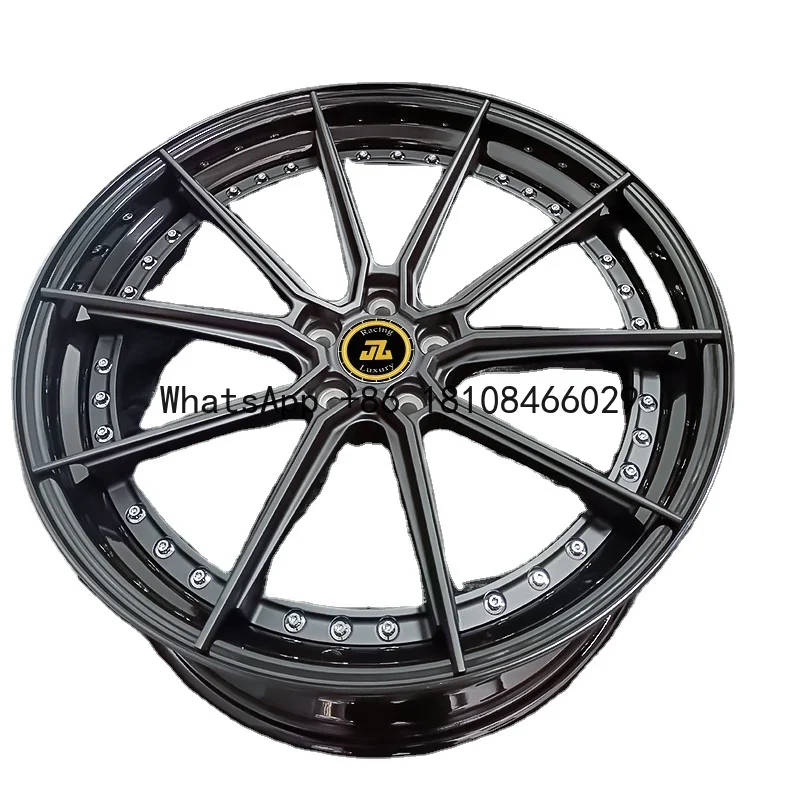 

Custom Forged 2 piece Wheels Aluminum Alloy Mesh Design 20 Inch 5X120 for Ferrari 360 430 458 XJ Customizable 17-24 Inch