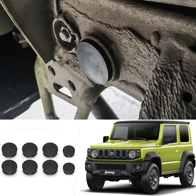 Waterproof Dust Cover Cap Car Chassis Round Hole For Suzuki Jimny 2022 Accessorie JB64 JB74 2021 2020 2019