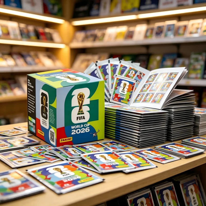 2026 Genuine Panini Official FIFA World Cup Soccer Card Sticker Pack & Album Limited Edition Collection Soccer Memorabilia Set.
