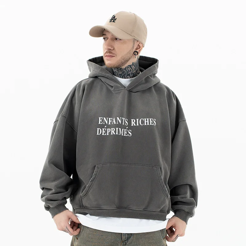 Men's Wear | Autumn/Winter New Trendy Brand Painter EDR Melancholic Rich Second Generation Heavy Industry Wash Water Gradient