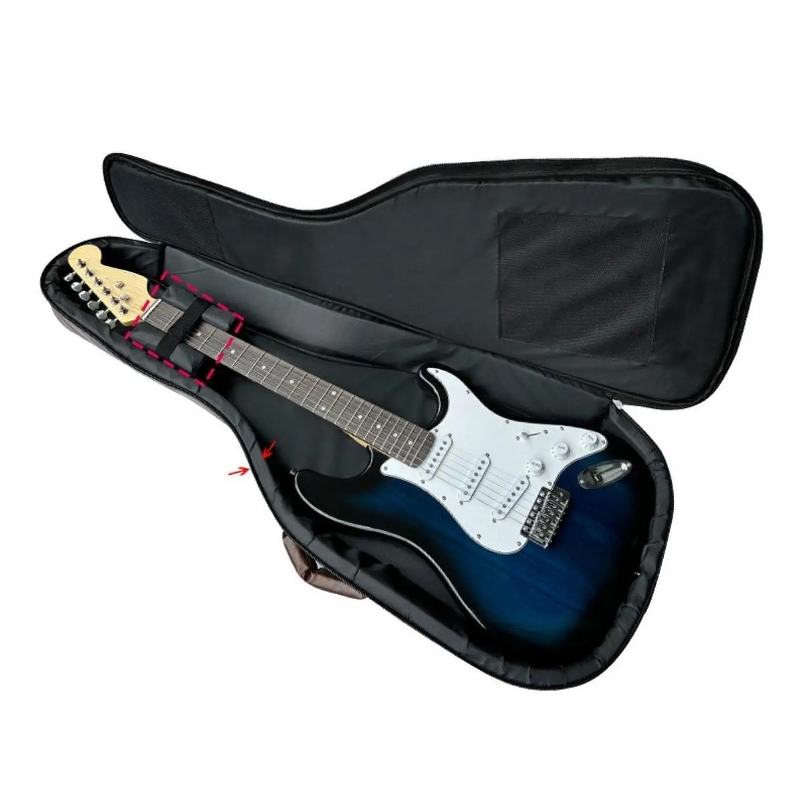 

Guitar Gig Bag Backpack Water Resistant Birthday Gift,with Adjustable Padded Shoulder Straps,with Zippered Front Pockets