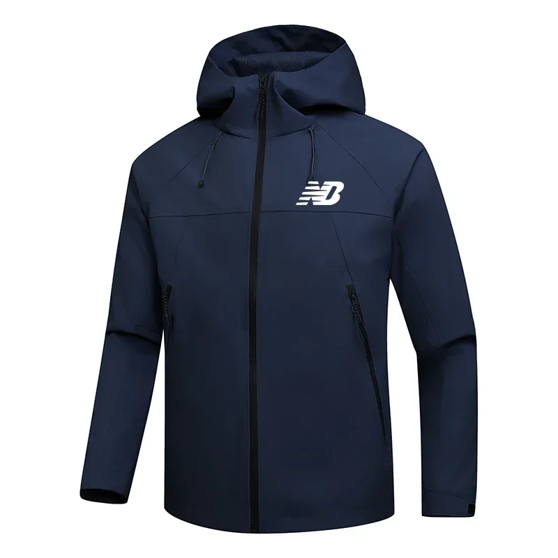 

Men's jacket, outdoor hooded windbreaker, mountaineering sweatshirt, fashionable fishing windproof and waterproof clothing