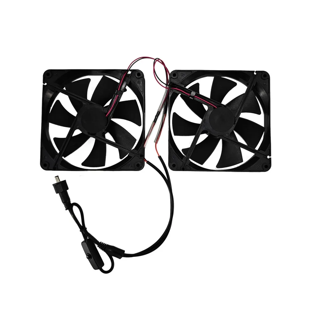 

Durable 12W Solar Powered Fan Dual Fan IP65 Waterproof Solar Powered Outdoor Fan Kit Solar Fan Kit Chicken Coops