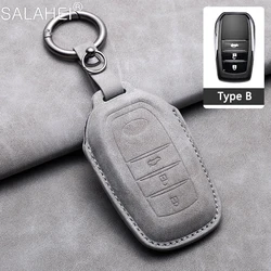 Car Key Cover Case Holder Fob For Toyota CHR Hilux Fortuner Land Cruiser 200 Camry Corolla Crown RAV4 Highland Prado Yaris Aygo