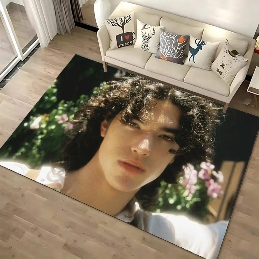 C-Conan gray Heather Floor Mat Rugs Soft Bedroom Floor Anti-skid Household Carpets
