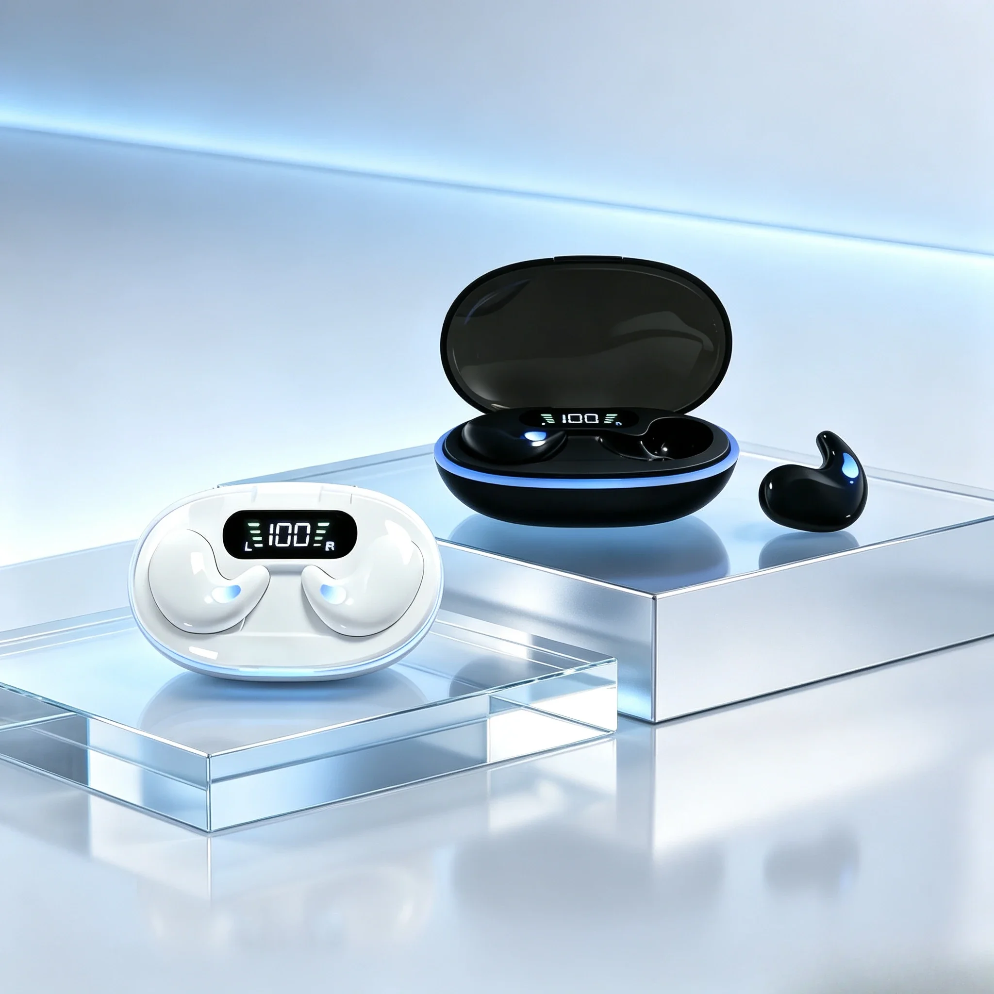 TWS Fone Bluetooth Earphones Wireless Earbuds Offer Crisp Audio Details Lightweight Build Handy Touch Controls for Podcasts