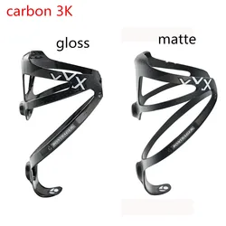 Ultraleve Carbon Fiber Mountain Bike gaiola de garrafa, Water Cup Holder, Road Bike, 3K, 18g, XXX