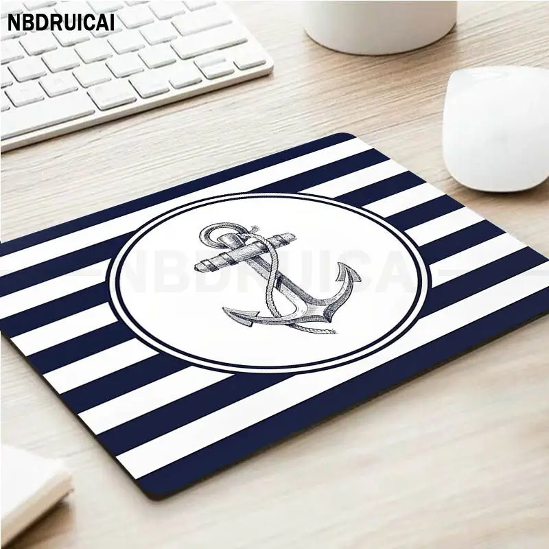 Anchor Boat 20x25cm Cartoon Anime Gaming Mouse Pad Keyboard Mouse Mats Smooth Company Padmouse Desk Play Mats