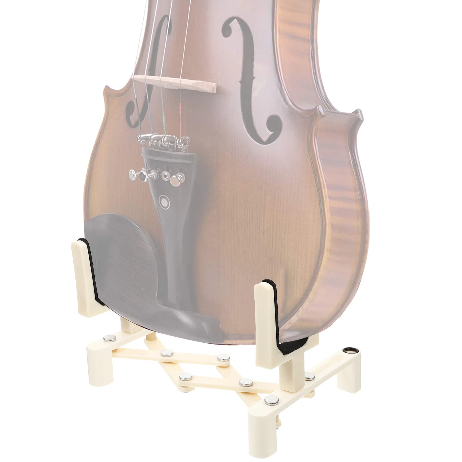 

1Pcs Foldable Telescopic Violin Stand Display Rack Gentle Comfortable Surface Protects Instruments Portable Durable