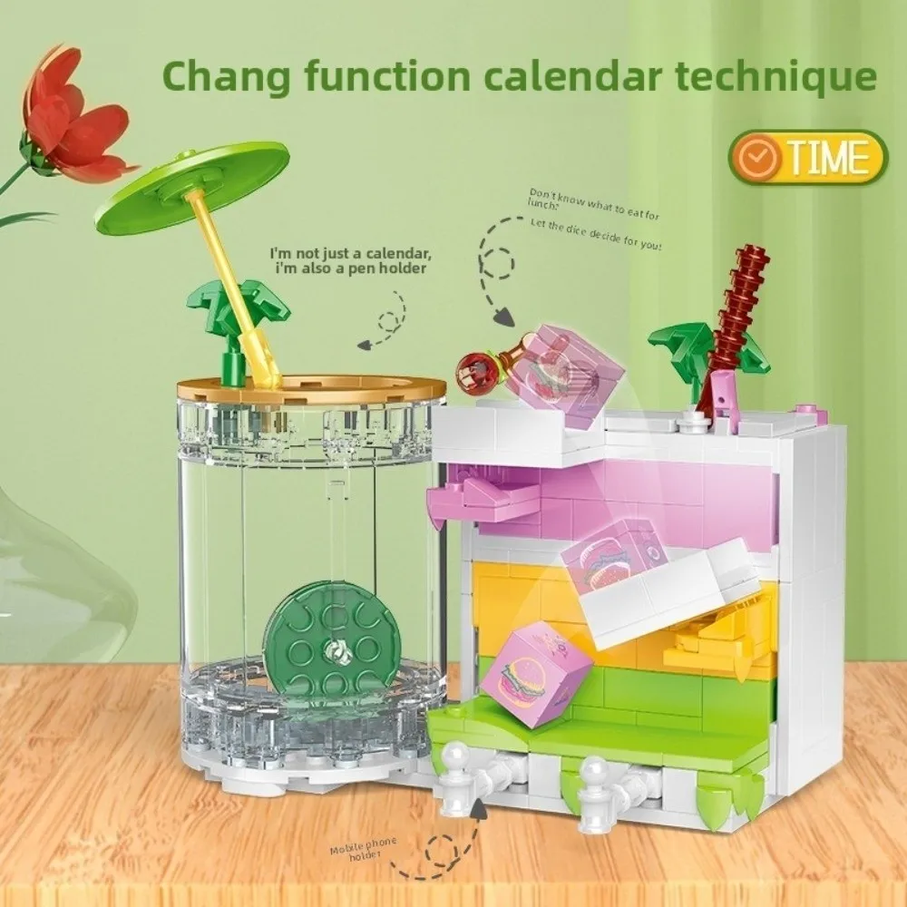 Nieuwe DIY bouwsteen kalender educatieve sets gunsten kalender bouwsteen puzzel speelgoed educatief spelen