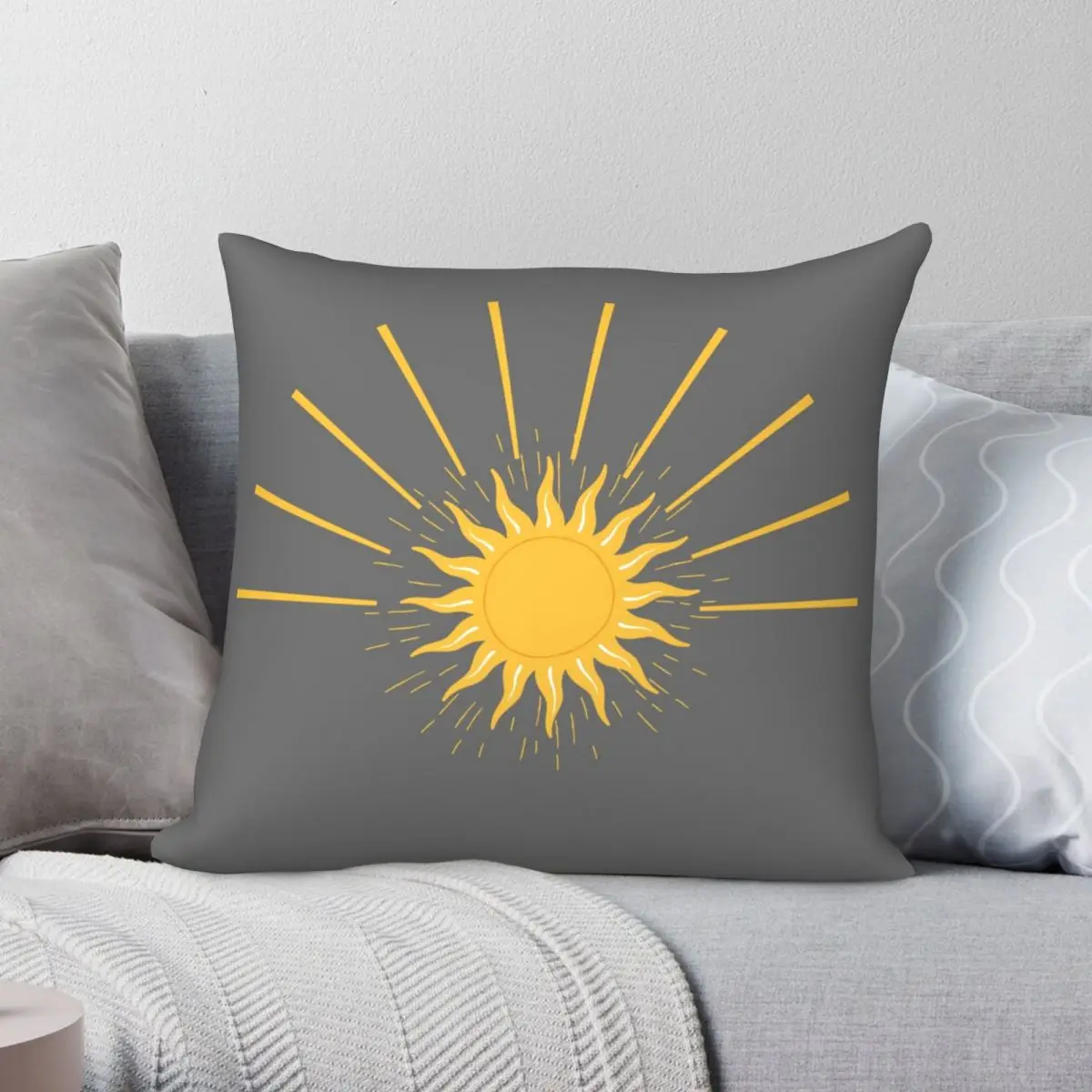 Fire Crackers Like Sun Shine Pillowcase Polyester Linen Velvet Creative Zip Decor Throw Pillow Case Sofa Cushion Cover Wholesale