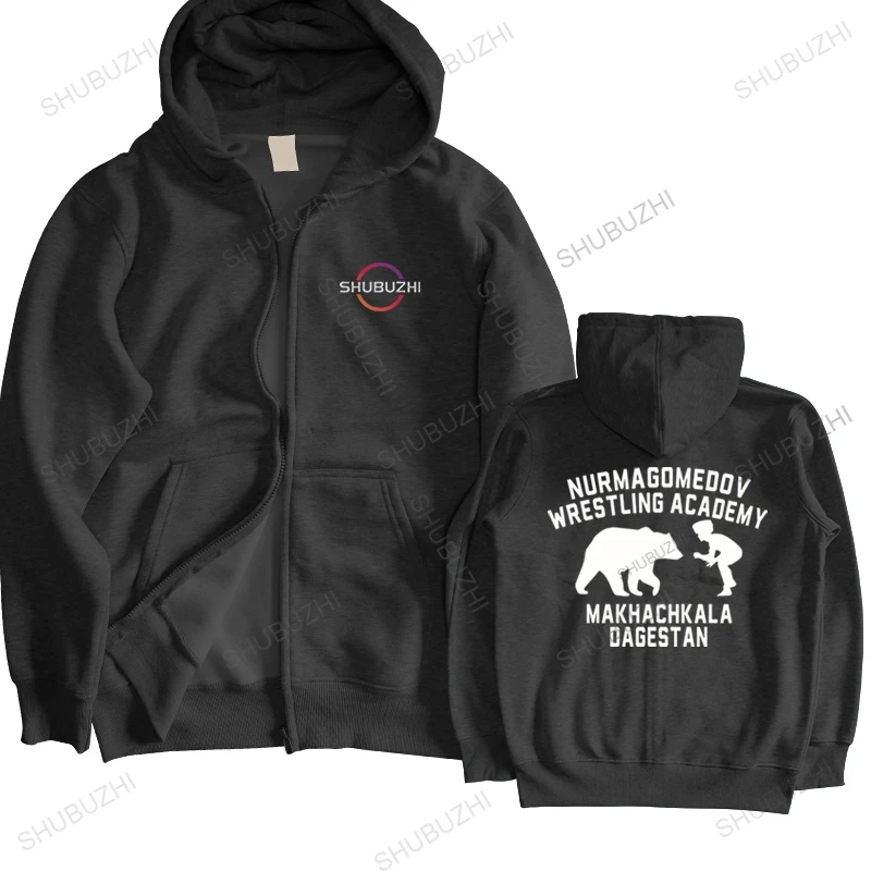 warm hoodies men casual cotton sweatshirt NURMAGOMEDOV WRESTLING ACADEMY MAKHACHKALA DAGESTAN fashion brand winter hoody zipper