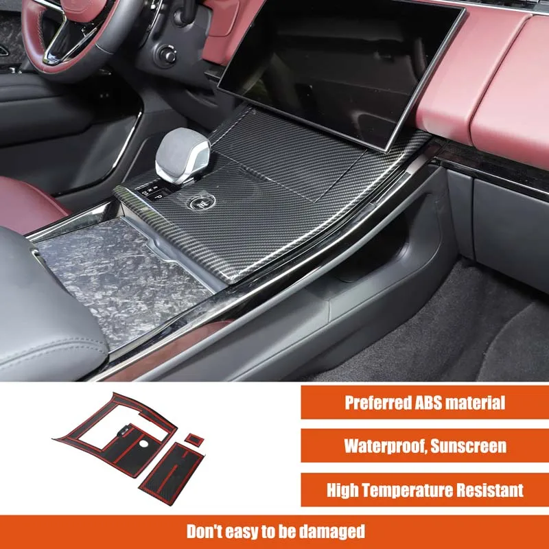 

For Land Rover Range Rover Sport 2024 2025+ ABS Car Center Console Gear Shift Panel Trim Sticker Decoration Car Accessories