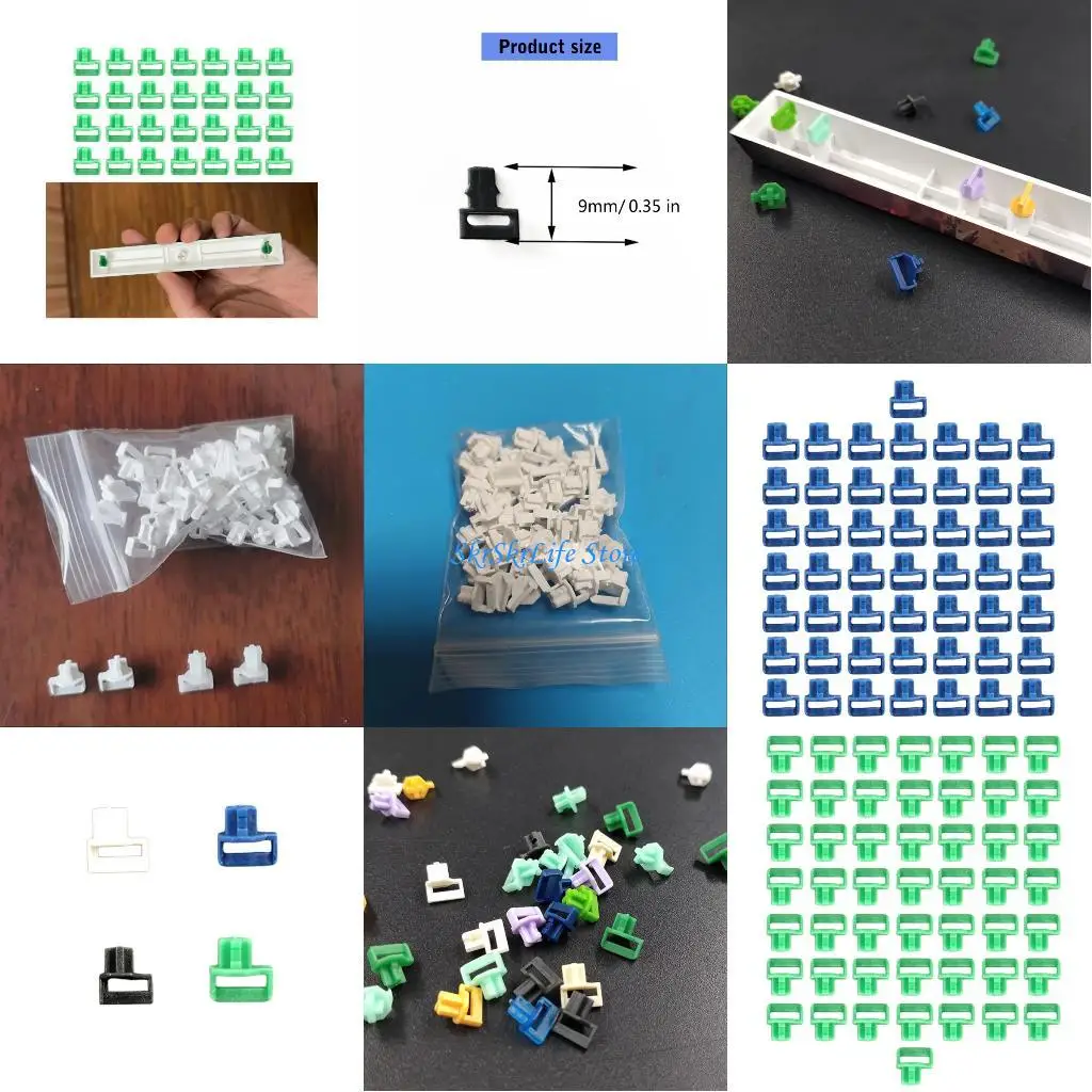 

E65E Keyboards Big Plate-mounted Costars Stabilizers Balancing Poles Flat Buckles