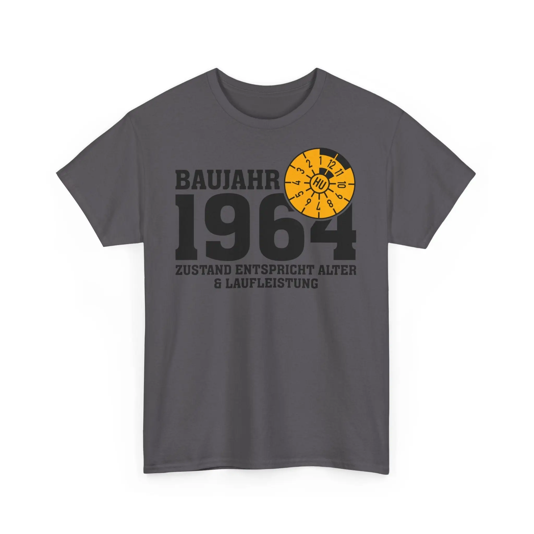 60Th Birthday Tüv Year Of Manufacture 1964 Condition Corresponds To Age And Mileage Funny T Shirt