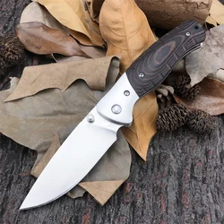 BK 835 Folding Knife 440C Blade Mikata Handle Camping Hiking Knife Outdoor EDC High Quality Survival Hunting Tool Gift