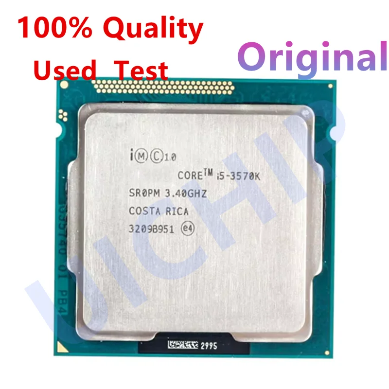 100% Original Core i5 3570K 3.4GHz 4-Core 4-Thread CPU Processor 77W LGA 1155