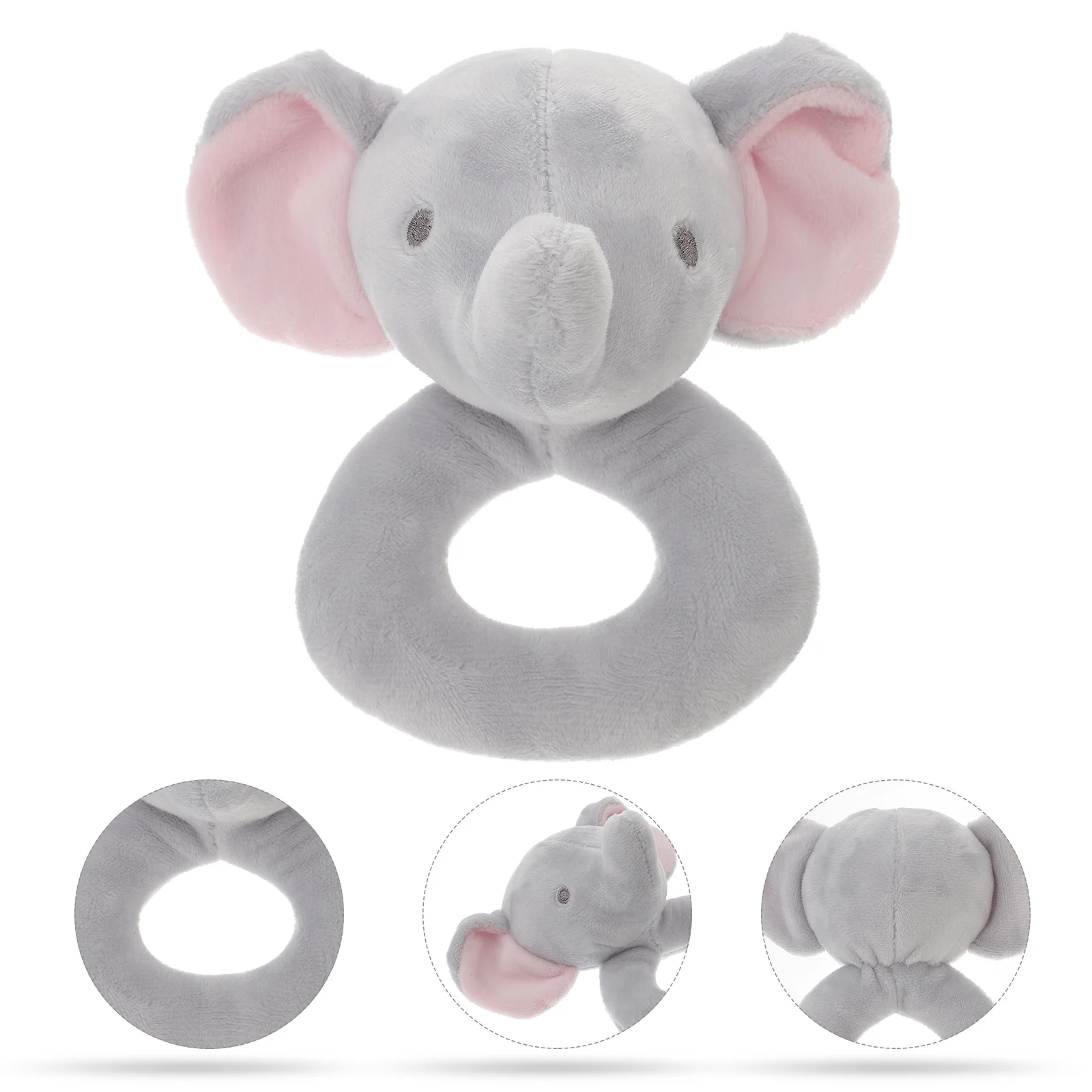 شاكر حيوانات محشو ناعم لتنمية حسية للرضع وتنسيق عين اليد #2