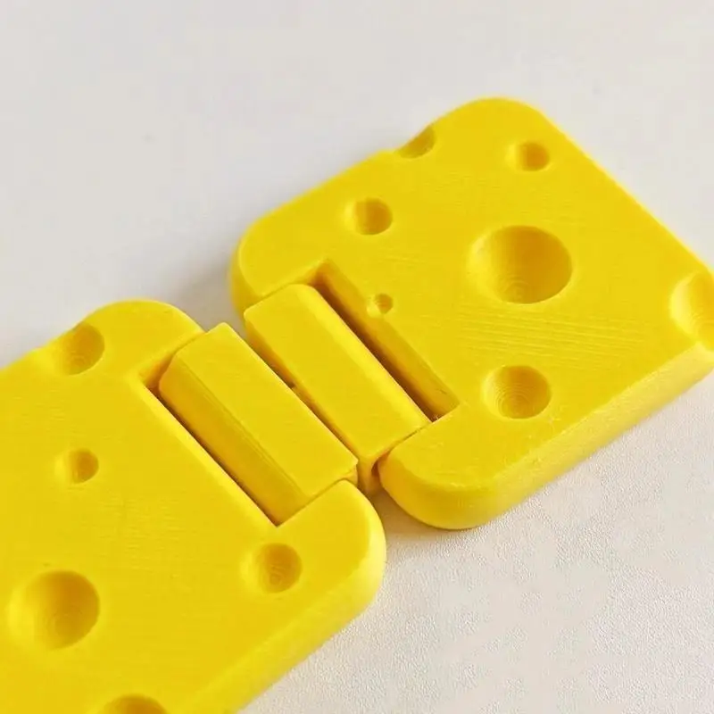 Pocket Sized Cheese Slider Fidget Toy Smooth Slide Flip Spin Adult Stress Relief