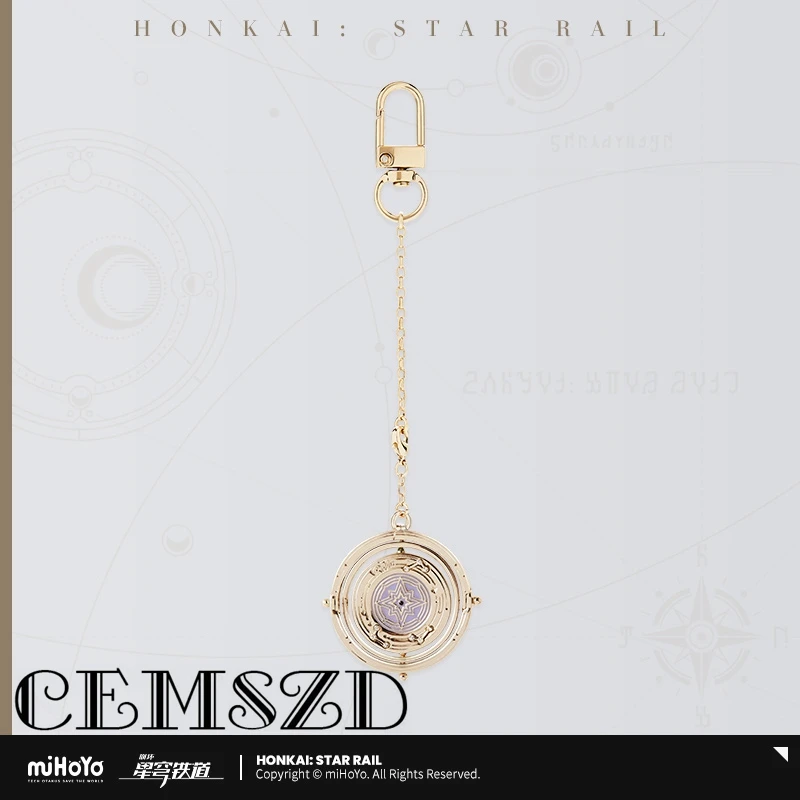 [Genuine] Game Honkai Star Rai Robin Cosplay Theme Impression Series Metal Pendant Anime Character Chain Cartoon Accessories