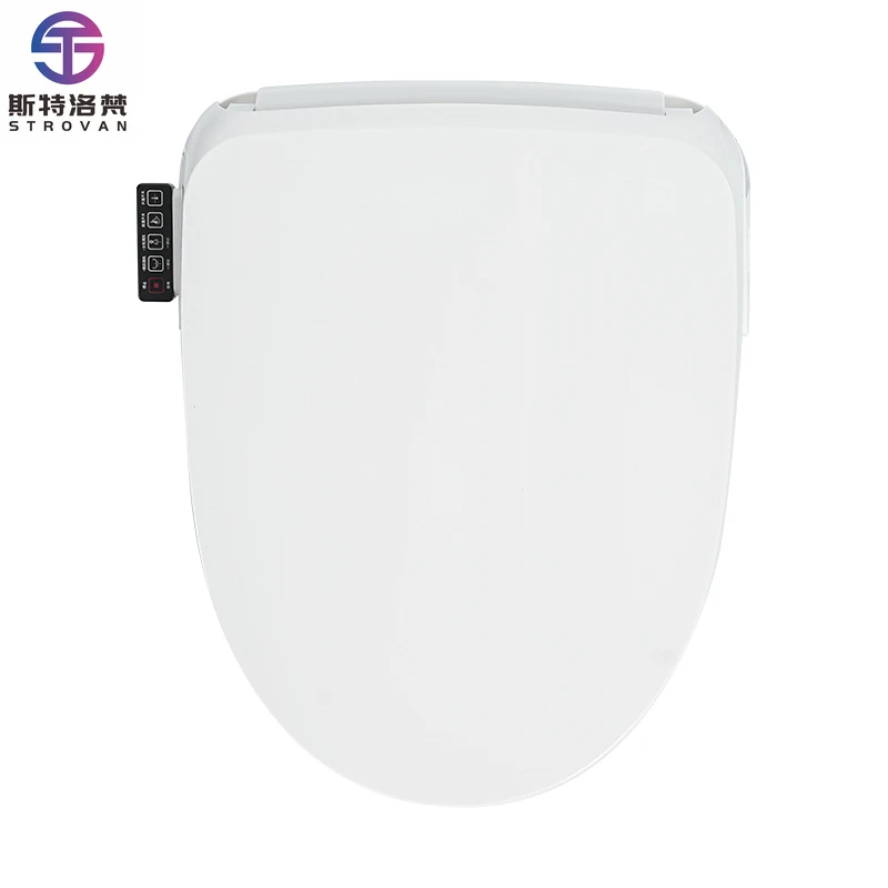 

STLF Custom Good Quality ABS Automatic Water Closet Cover Bathroom Electric Intelligent Toilet Lid Smart Toilet Seat Cover