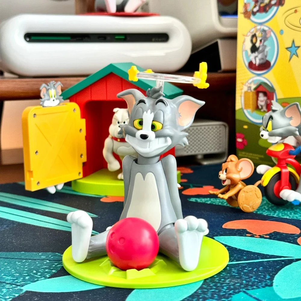 52toys Tom And Jerry Hapless Tom Series Blind Box - Movable Mechanism Handmade Play Ornaments Trendy Collectible Gifts