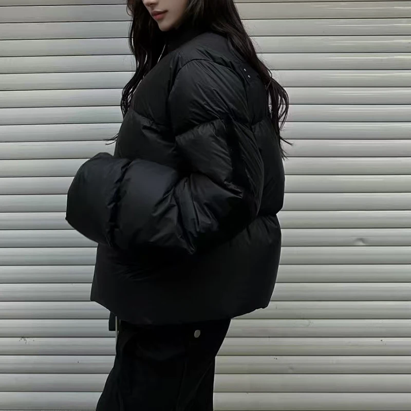 Women's Faux Fur-Trimmed Quilted Down Jacket, Fashionable Casual Puffer Coat, High-Quality Warm Outerwear Jacket, 2025