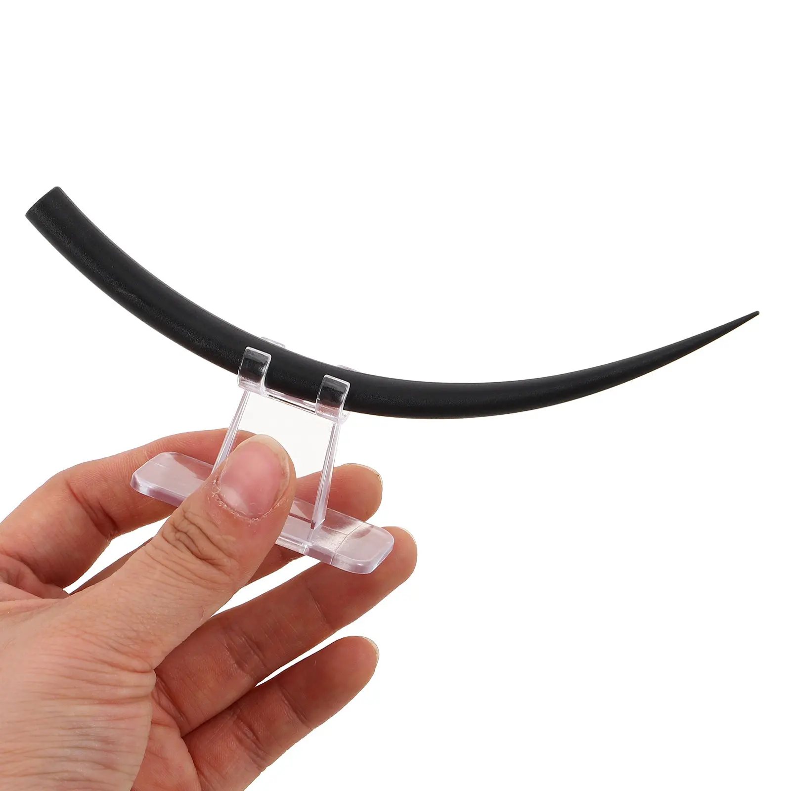 2Pcs False Eyelashes Display Natural Look B C Curl Eyelash Teaching Tool Training Demonstration Fake Lash Supplies for Beauty