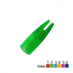 30Pcs 7 colori tiro con l'arco in plastica freccia falcon interno OD 9.5mm ID 8.0m per albero fai da te personalizzato freccia tiro con l'arco accessori di tiro