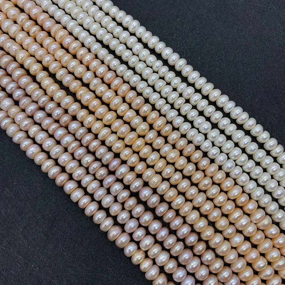 High quality Flat Beads Natural Freshwater Pearls Loose Pearls Beads for Making Jewelry DIY Necklace Bracelet Earring Accessorie