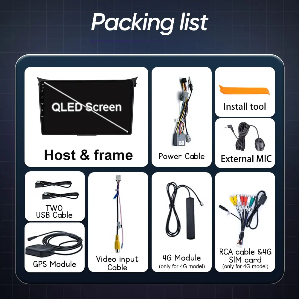 أندرويد 14 Carplay السيارات لشركة هيونداي I30 إلنترا GT 2012 2013 2014 2015 2016 2017 راديو السيارة ستيريو فيديو الوسائط المتعددة لتحديد المواقع لاعب BT #6