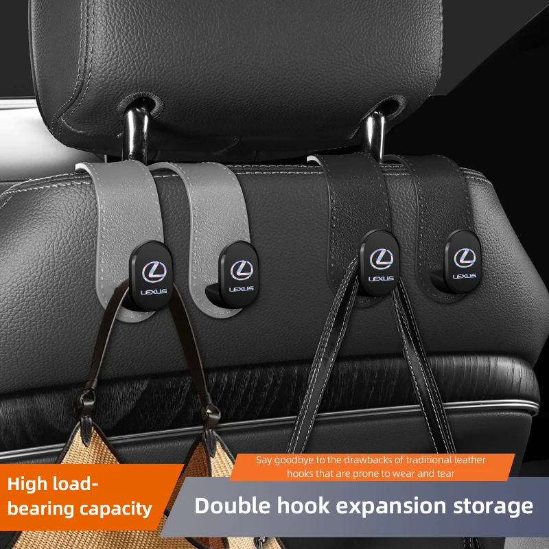 مقعد السيارة مسند الظهر هوك أدوات التخزين اكسسوارات لكزس RX300 IS200 IS250 ES350 Ct200h UX250h NX300h RX350 ES300h RX400h NX #1